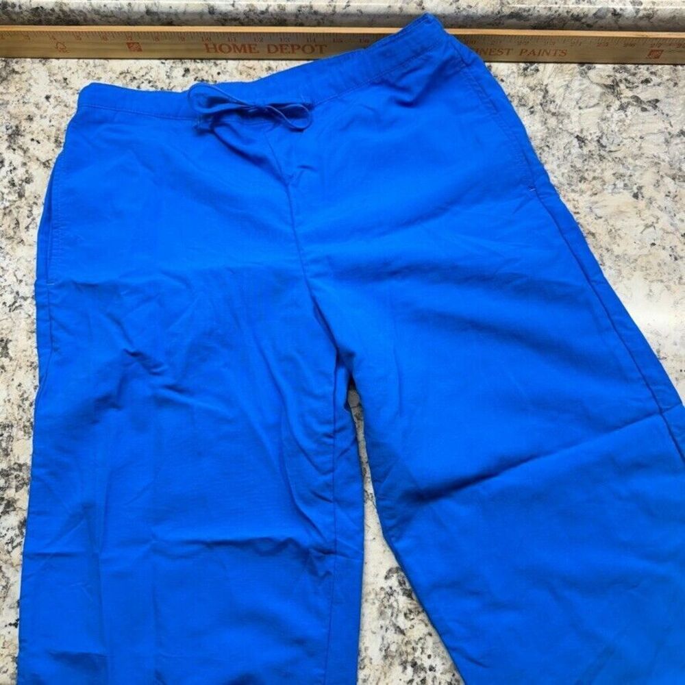LL Bean Capri Pants Swim Hike Outdoors Supplex Nylon Women's Size XS Bright Blue